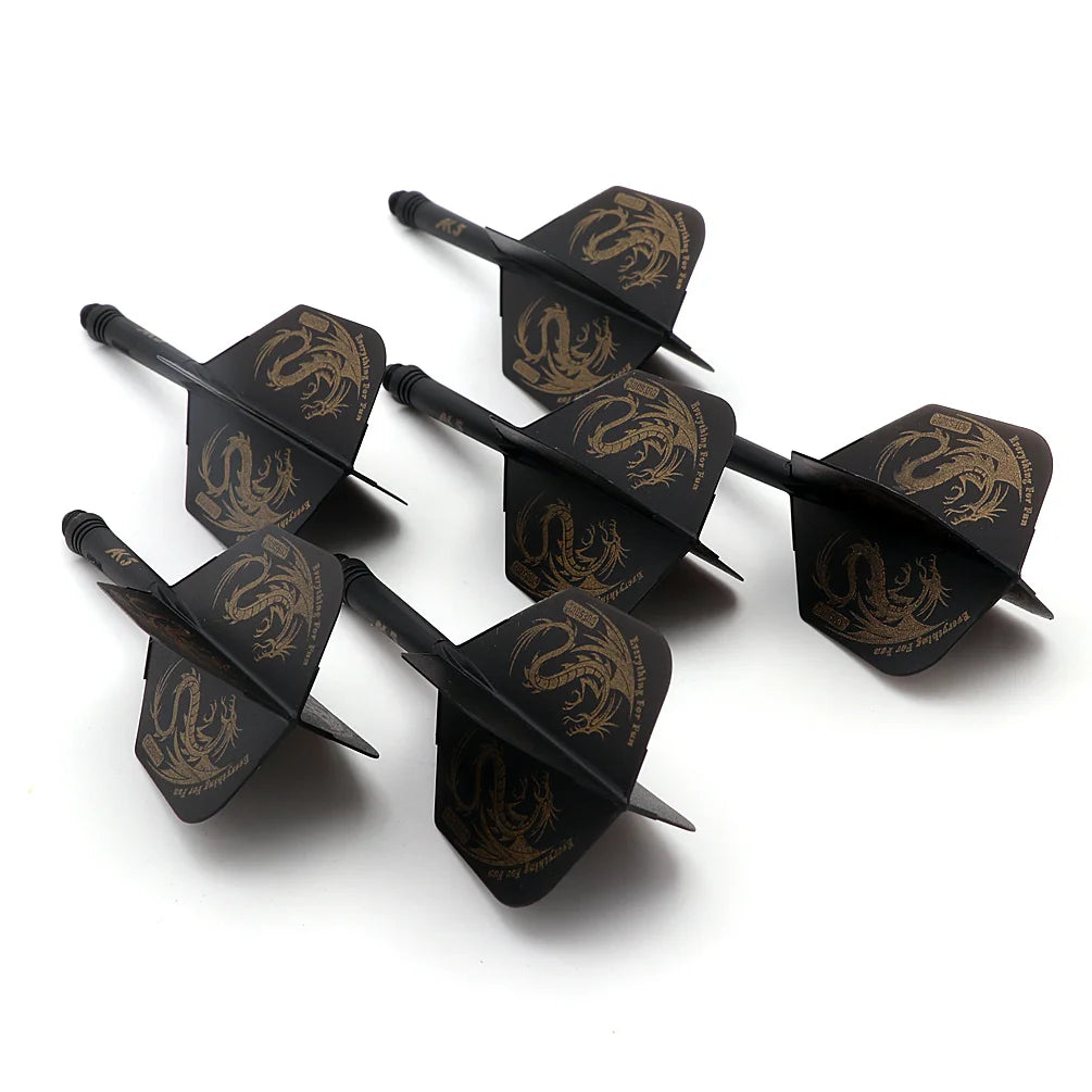 CUESOUL 6 Pieces Integrated Dart Stem and Flights