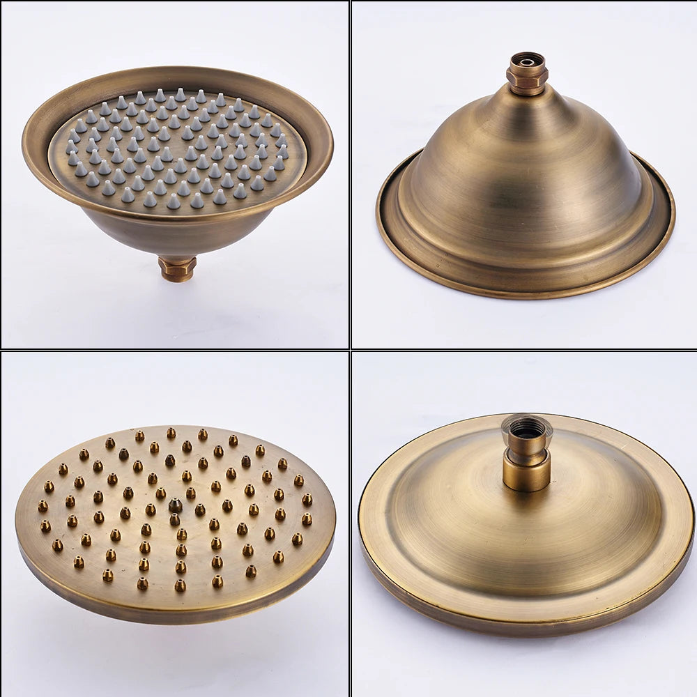 Brass Antique Bathroom Shower Faucet Set