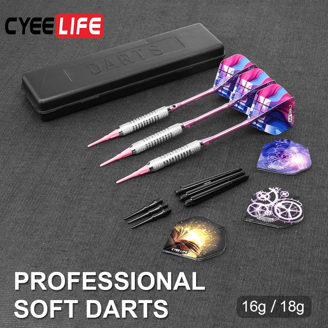 16/18g CyeeLife Professional Soft Tip Darts Set