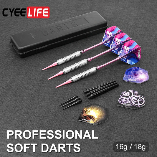 16/18g CyeeLife Professional Soft Tip Darts Set