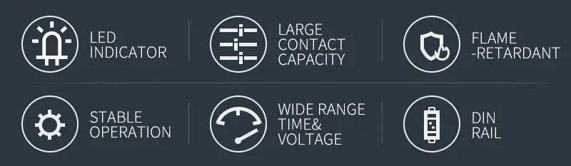 GEYA GRT8-B Off Delay Time Relay Electronic 16A AC230V OR AC/DC12-240V CE CB Approved