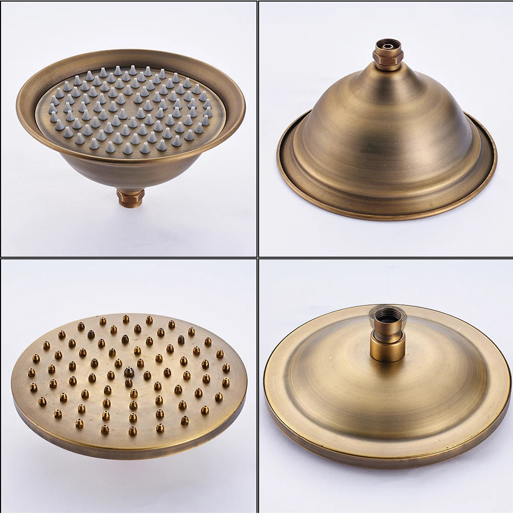 Brass Antique Bathroom Shower Faucet Set