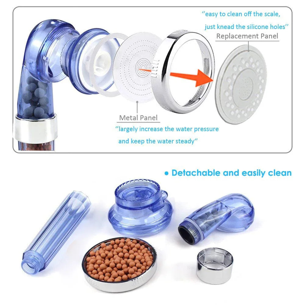 Adjustable Jetting Shower Head High Pressure Nozzle