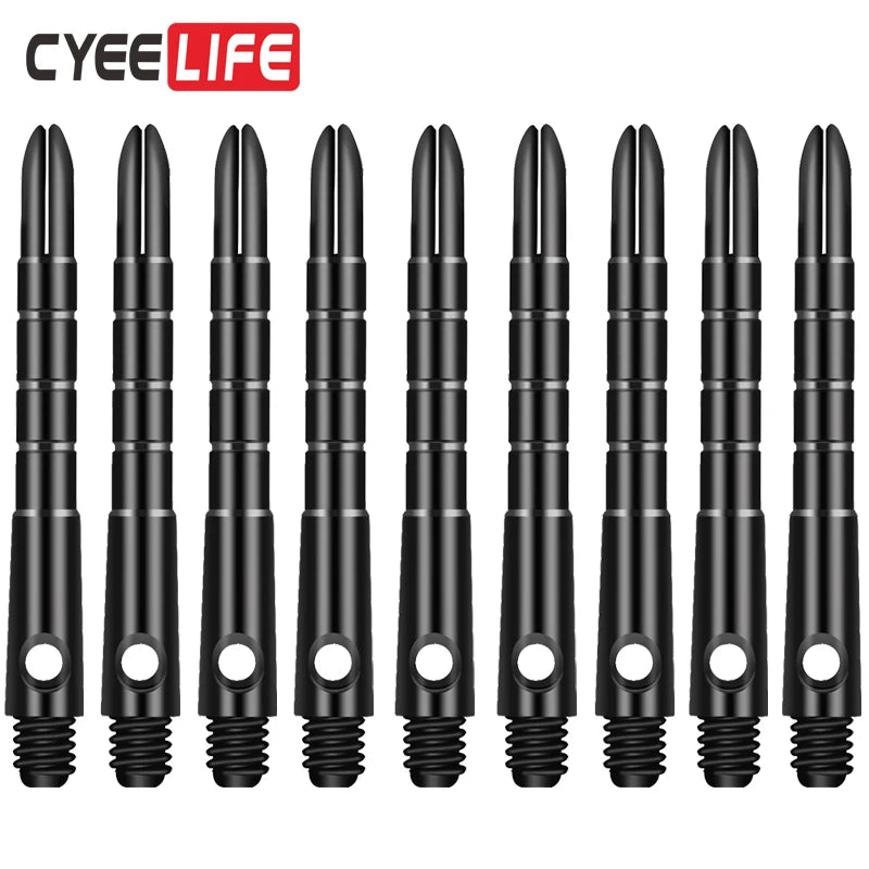 CyeeLife 9Packs Darts Shafts 5 Colours 40mm+5mm