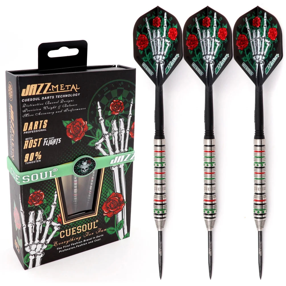 21g/23g/25g CUESOUL Dart Set with Integrated ROST Dart Flights and Wristband