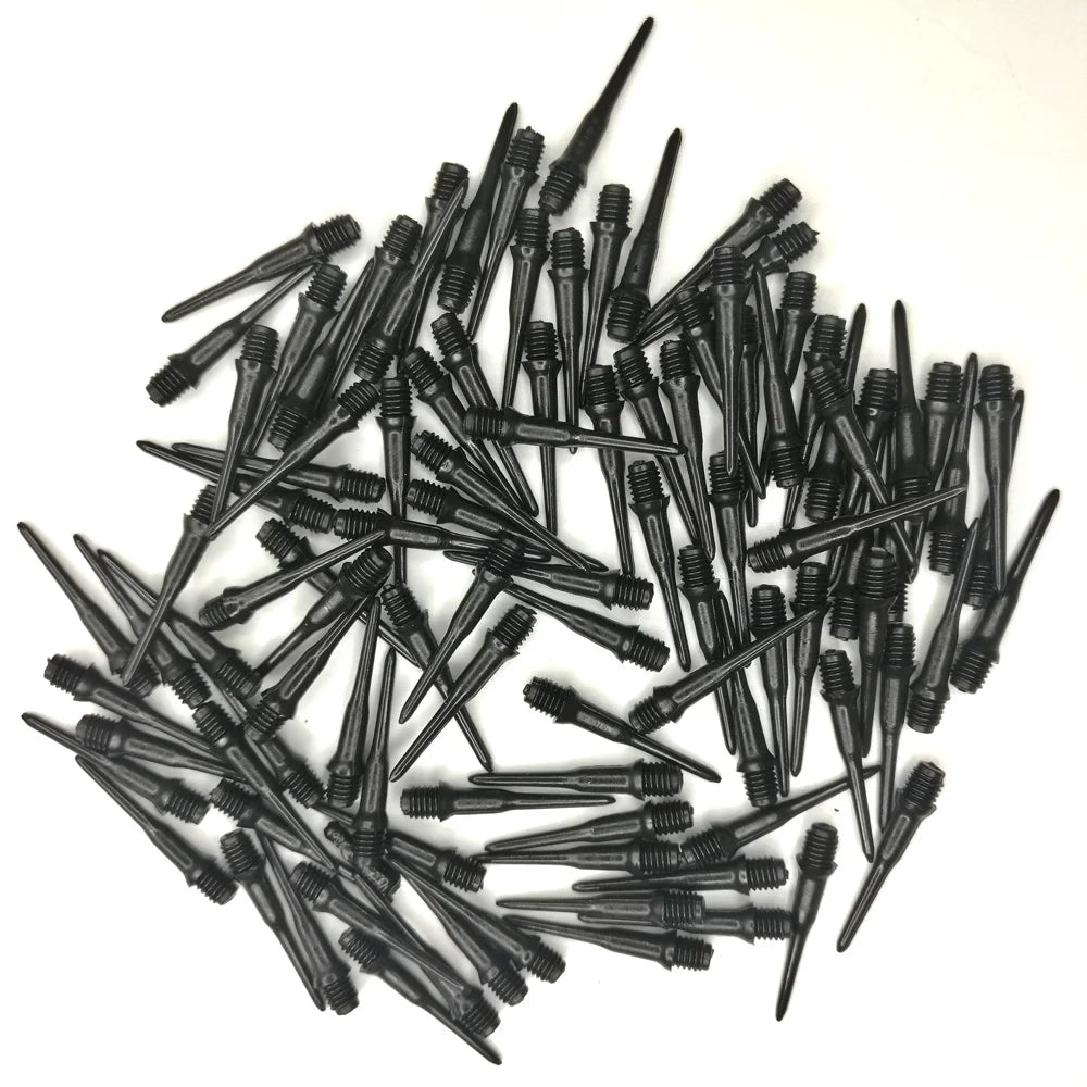 100Pcs Black White Darts Soft Tips Replacement