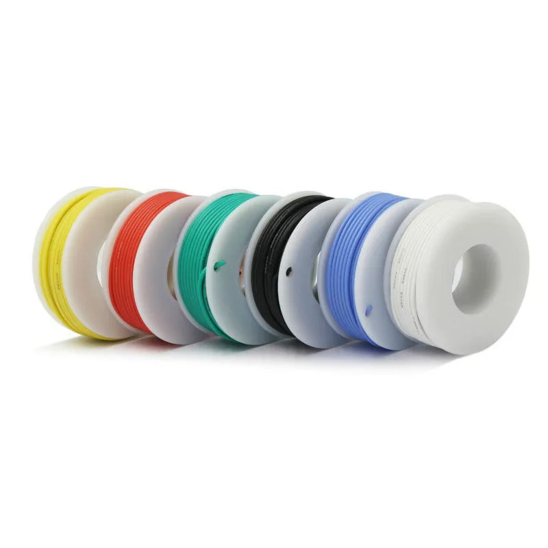 30/28/26/24/22/20/18awg Flexible soft Silicone Wire 6 color Mix package Insulation Stranded Electrical Cable Tinned Copper Line