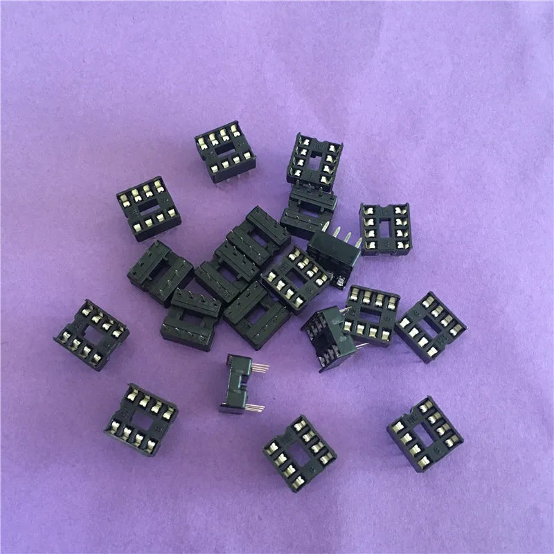 20PCS ST079Y 8 Pin DIP8 IC Sockets Adaptor Solder Type IC Connector Chip Base High Quality On Sale