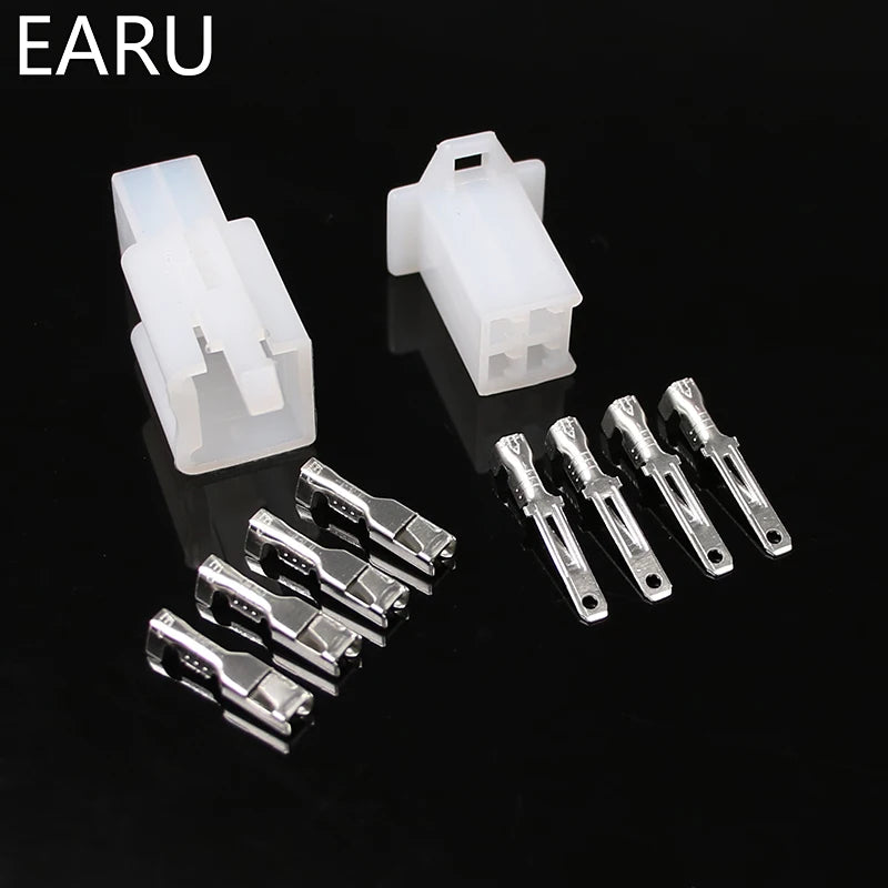 10set 2.8mm 2/3/4/6/9 pin Automotive Electrical wire Connector Male Female cable terminal plug