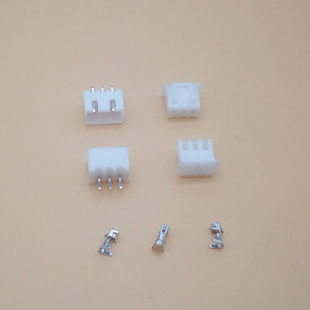 20 Kits XH 2.54mm 2/3/4/5/6/7/8/9/10/12pin JST Connector Plug Male, Female, Crimps