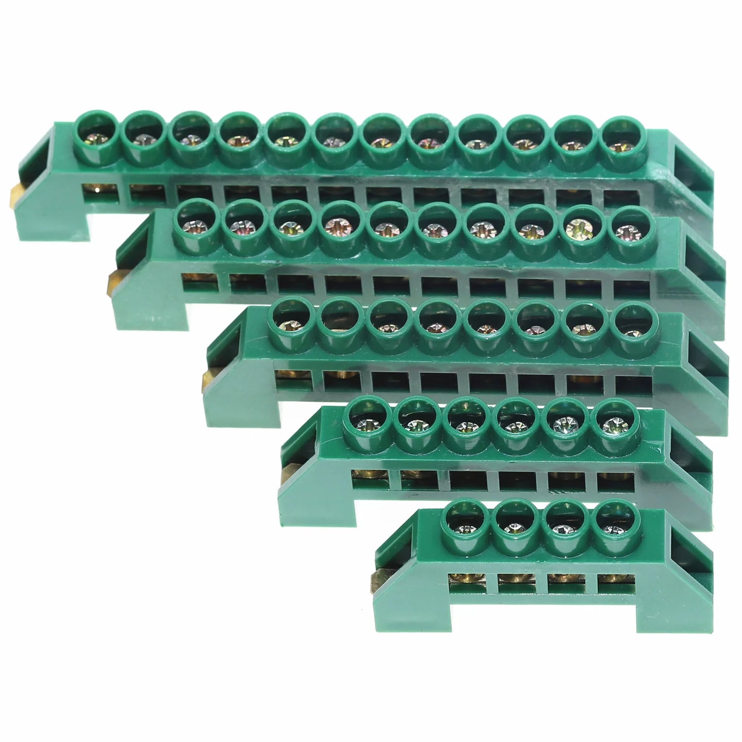 1Pcs Screw Brass Din Rail Terminal Block Earth and Neutral Blocks