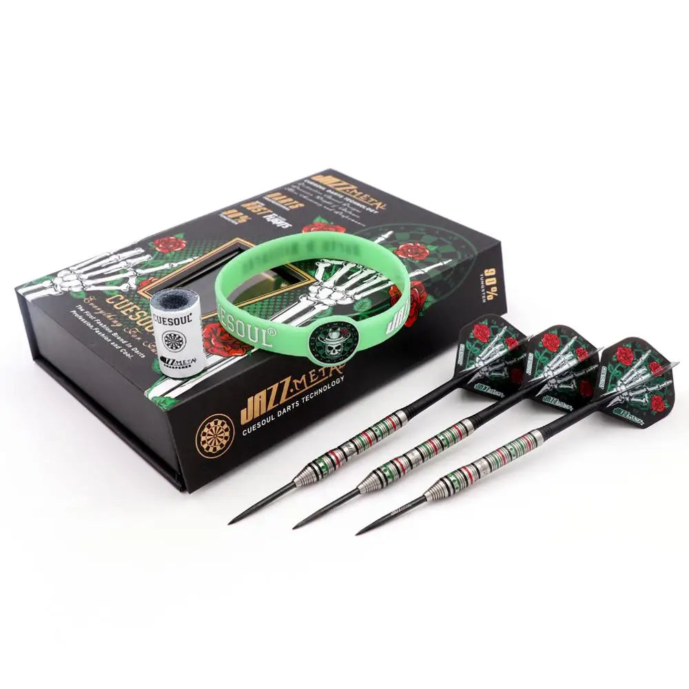 21g/23g/25g CUESOUL Dart Set with Integrated ROST Dart Flights and Wristband