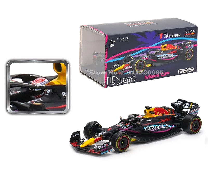 Bburago 1:43 2023 F1 Red Bull Racing RB19 car model & Others