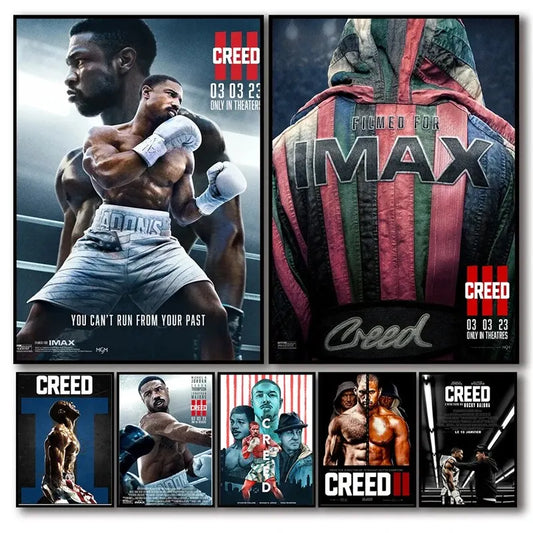 2023 Boxing Fight Movie Creed II Poster many options