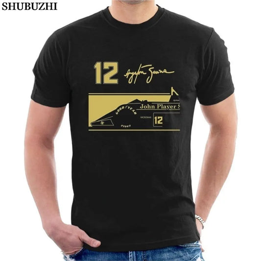 Ayrton Senna Jps Tribute T-Shirt 12 Signature