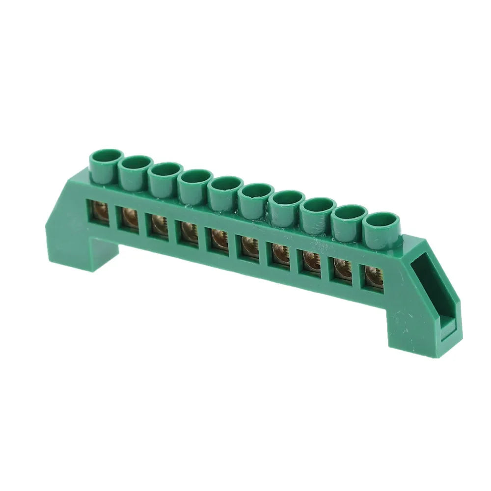 1Pcs Screw Brass Din Rail Terminal Block Earth and Neutral Blocks