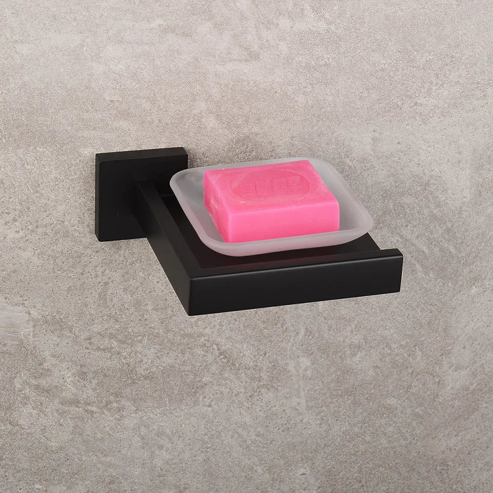 Matte Black Bathroom Hardware Sets