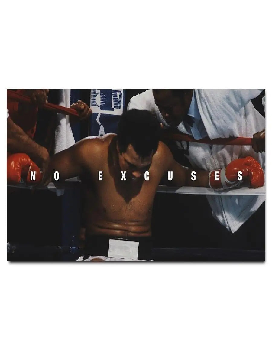 Muhammad Ali Motivational Quote Canvas Poster