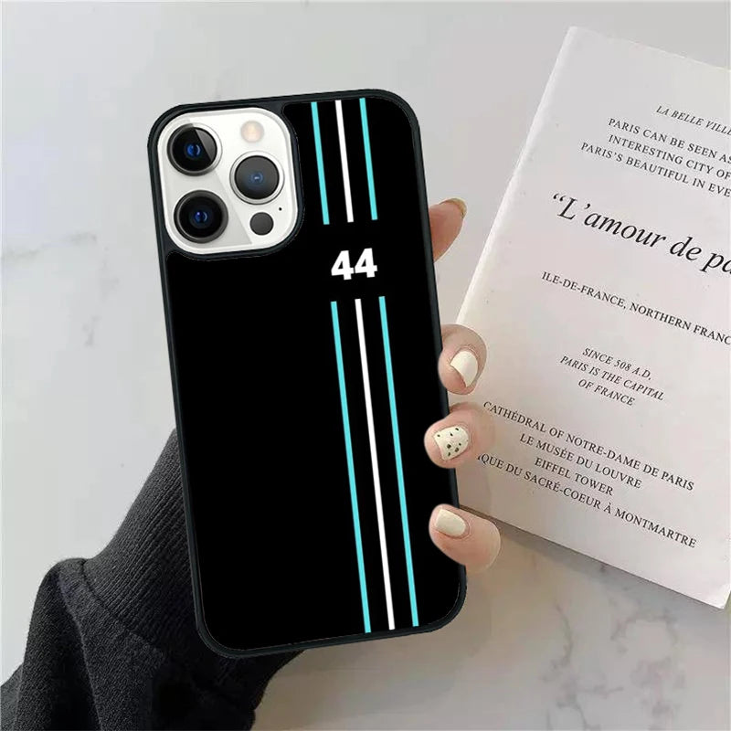 Lewis Hamilton 44 F1 Phone Case Cover For iPhone 15 14 Plus 11 12 mini 13 Pro Max Apple 6 7 8 X XR XS max