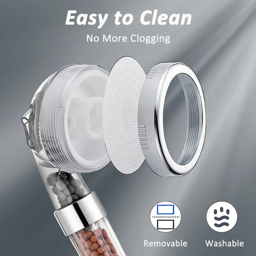 Adjustable Jetting Shower Head High Pressure Nozzle