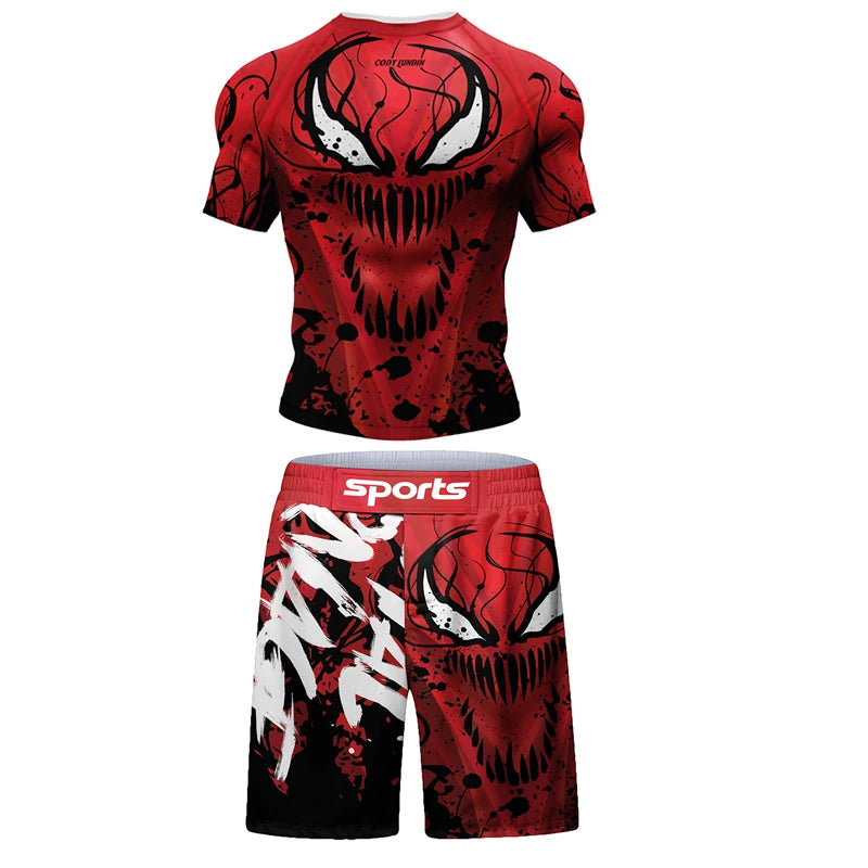 MMA T-shirt Shorts Set