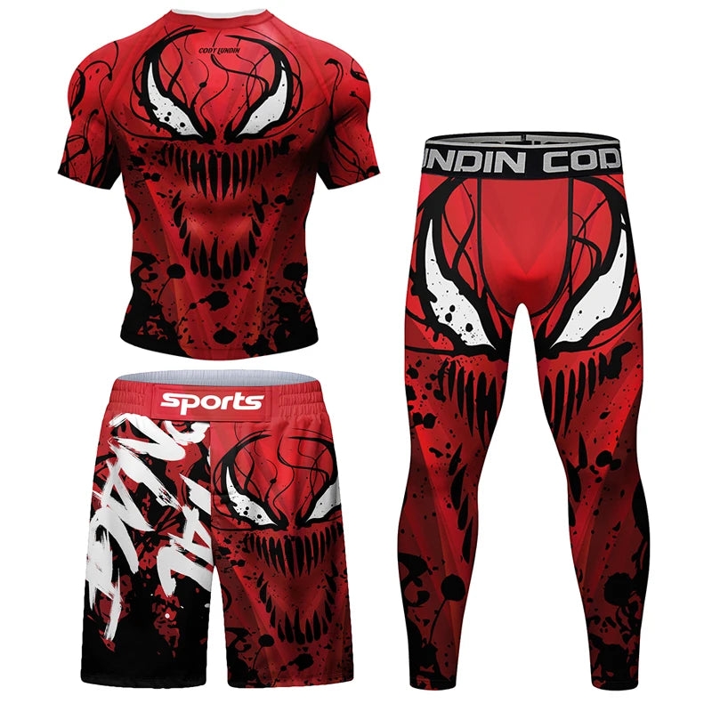 MMA T-shirt Shorts Set