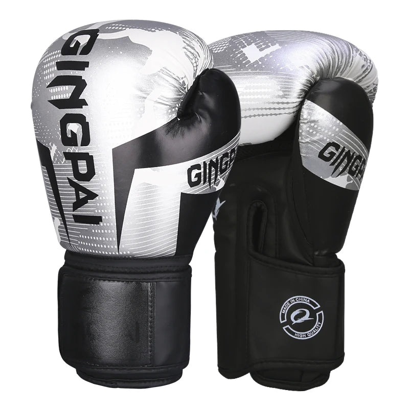 6oz/8oz/10oz/12oz High Quality Leather Wear-Resistant And Breathable Boxing Gloves For Sanda Training, Thickened Protective Combat Gloves Stylish Branded Boxing Gear Sports Clothing