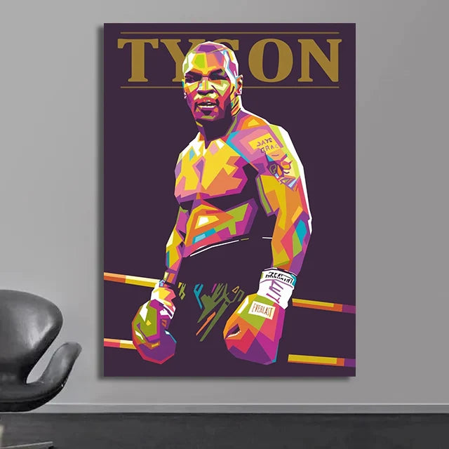 Boxing Wall Art Poster Mike Tyson Motivational Quote Many Options Available