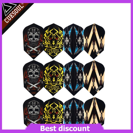 Hot 12pcs 4 Sets Dart Flights