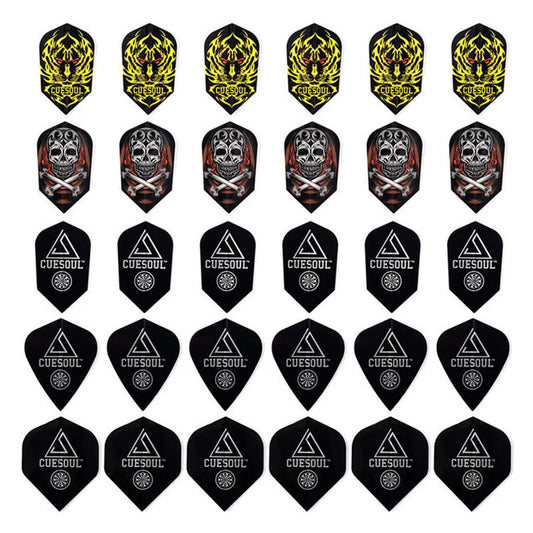 CUESOUL 9pcs Dart Flights Set