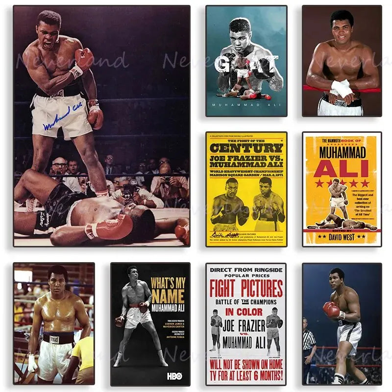 Muhammad Ali Boxing Legend Canvas Wall Art in Lots of Designs