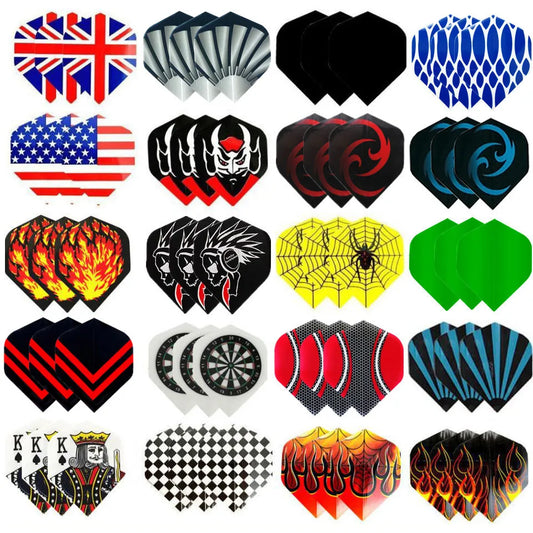 60/48/30PCS Cool Standard Dart Flights