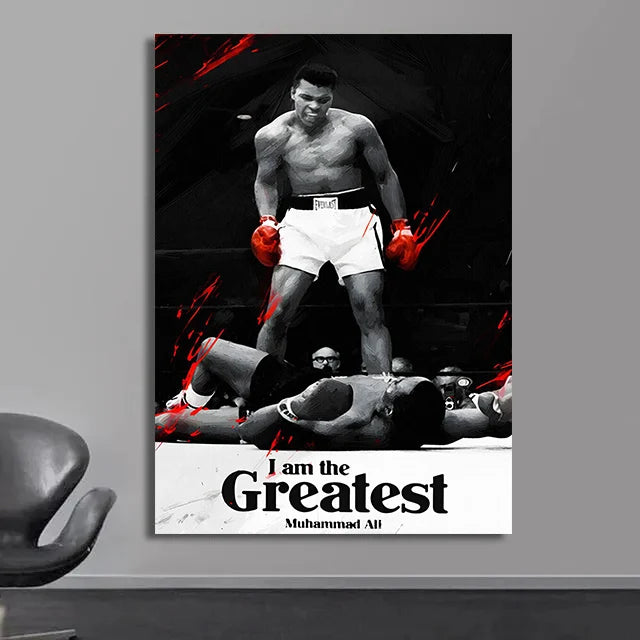 Boxing Wall Art Poster Mike Tyson Motivational Quote Many Options Available