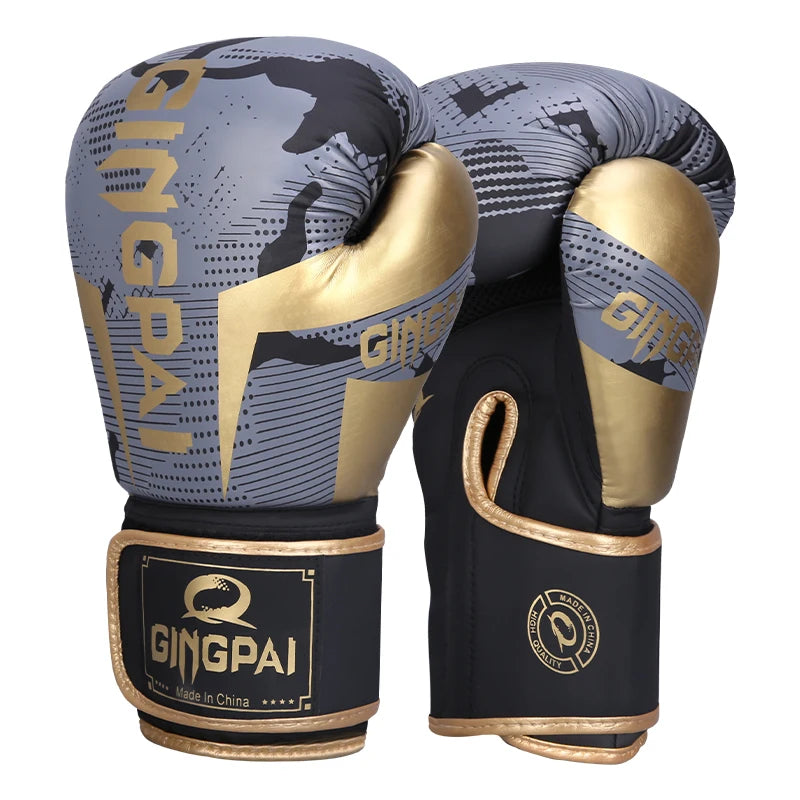 6oz/8oz/10oz/12oz High Quality Leather Wear-Resistant And Breathable Boxing Gloves For Sanda Training, Thickened Protective Combat Gloves Stylish Branded Boxing Gear Sports Clothing