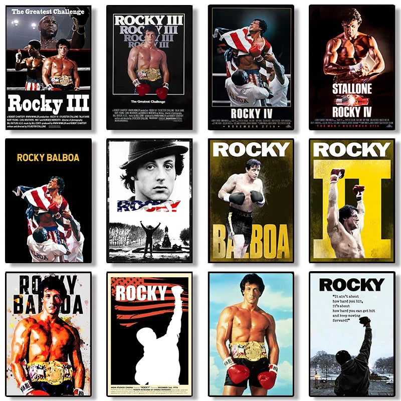 Iconic Rocky Balboa Art in a Variety of Options