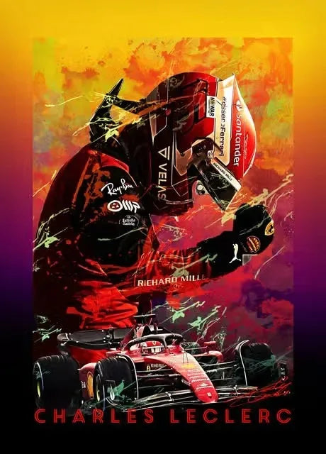 Formula 1 Racing Legend Lewis Hamilton Poster