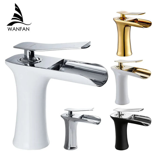 Waterfall Bathroom Faucet Basin Mixer Tap