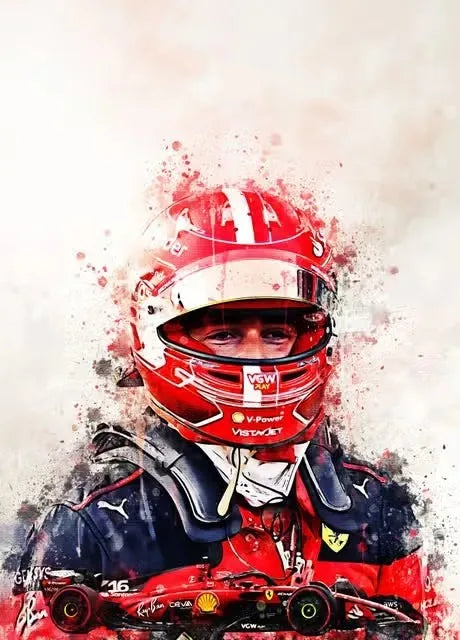 Formula 1 Racing Legend Lewis Hamilton Poster