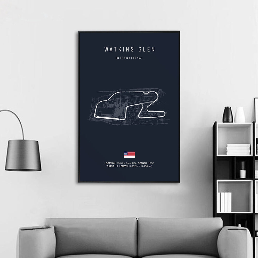 Formula 1 International Track Circuit Canvas