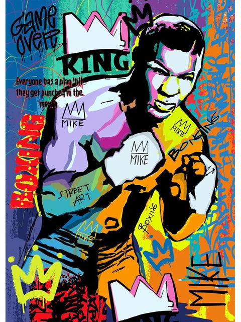 Boxing Champion Street Graffiti Posters Many Options Available