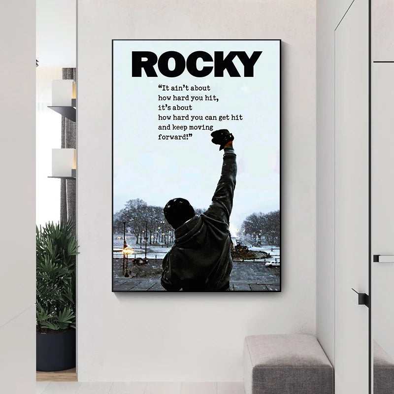 Iconic Rocky Balboa Art in a Variety of Options