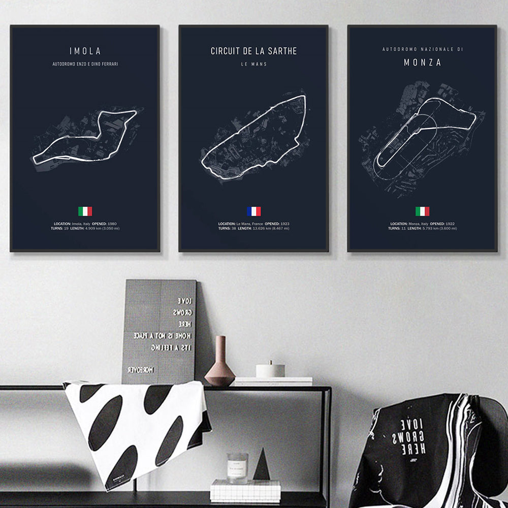 Formula 1 International Track Circuit Canvas