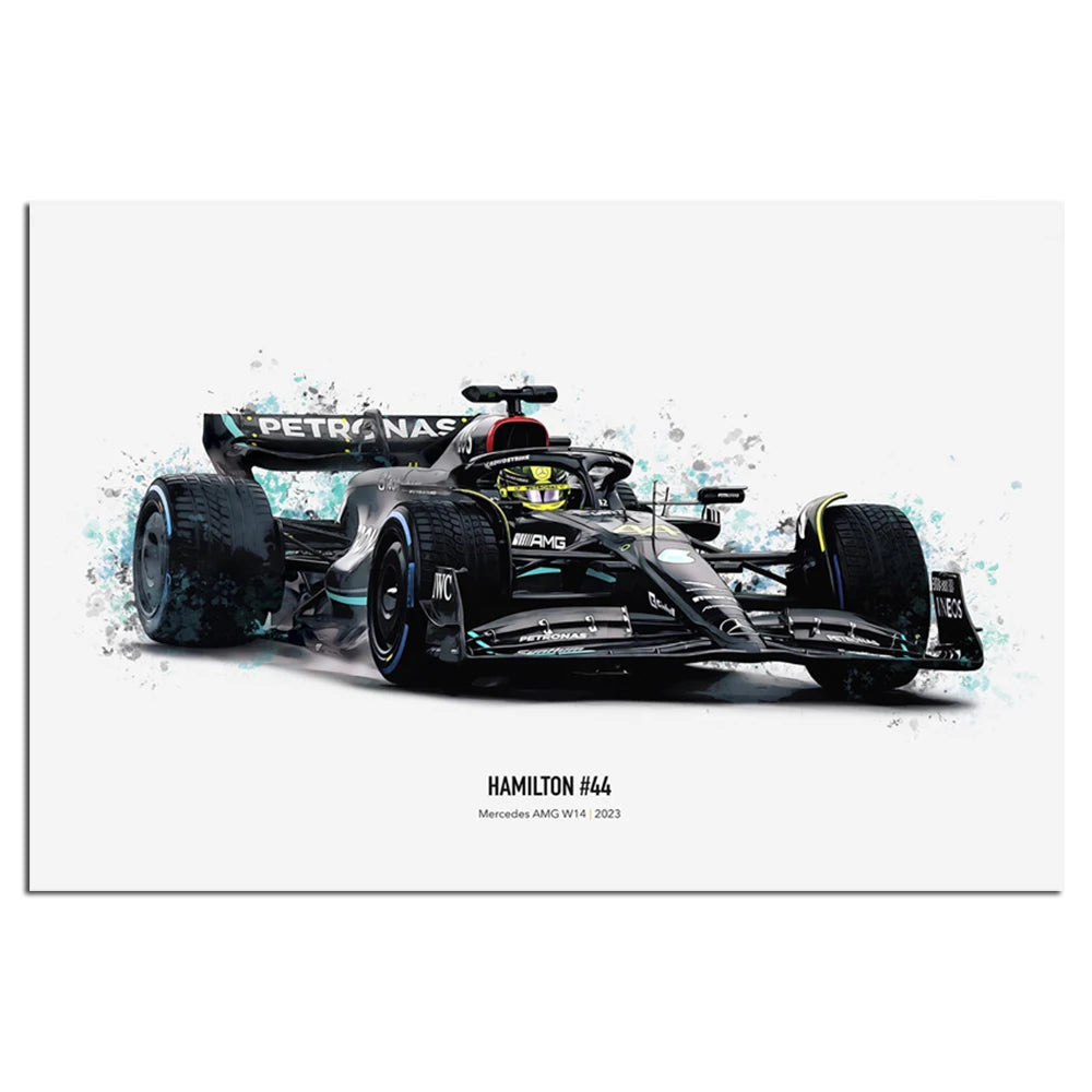 F1 Car Lando Norris Picture For Living Room Decor