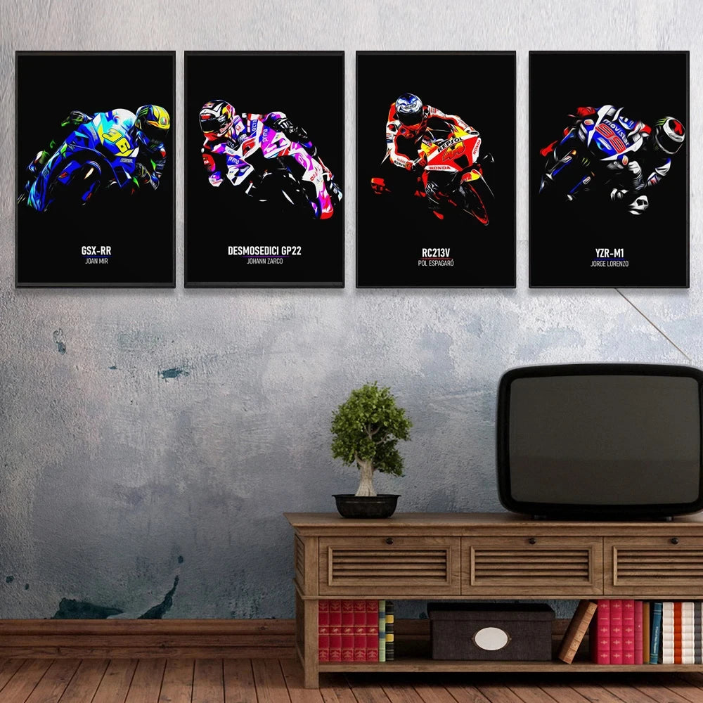 F1 Circuit Canvas Wall Art