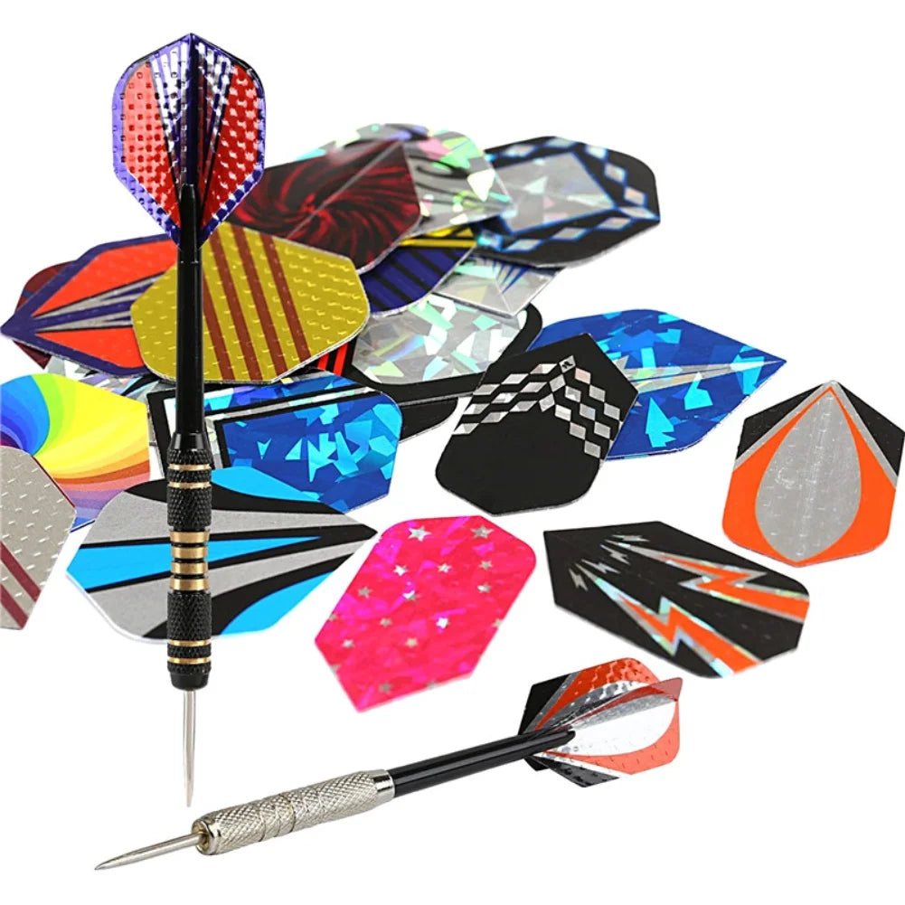 15-30Pc Darts Flights Multiple Colours