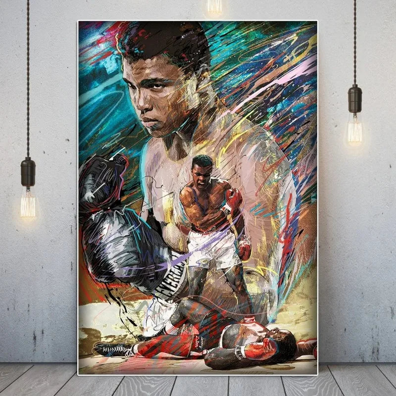 Boxing Champion Street Graffiti Posters Many Options Available