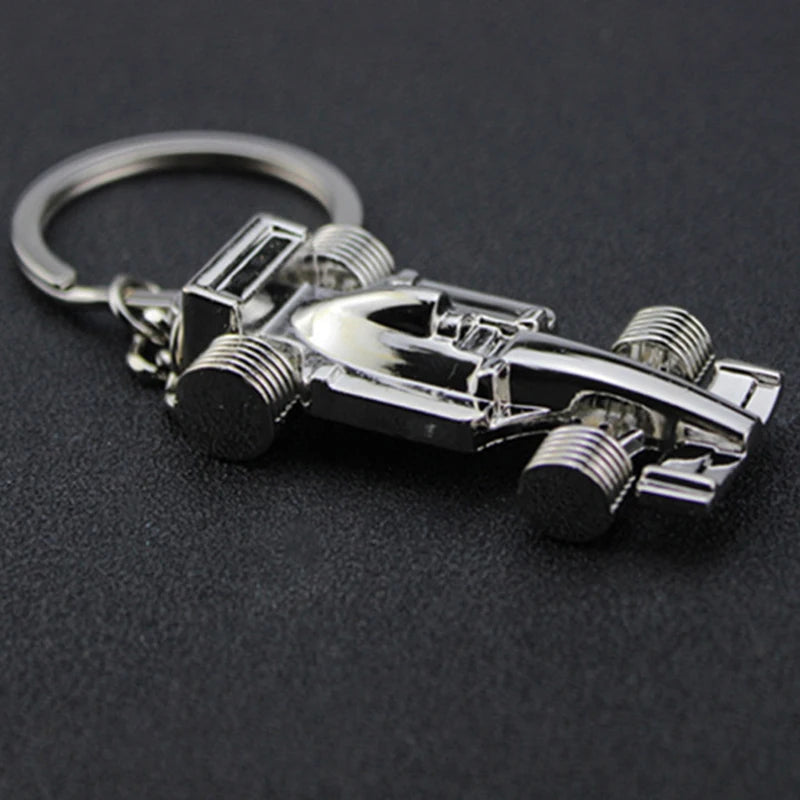 Fashion Formula 1 Racing Car Pendant Keychain