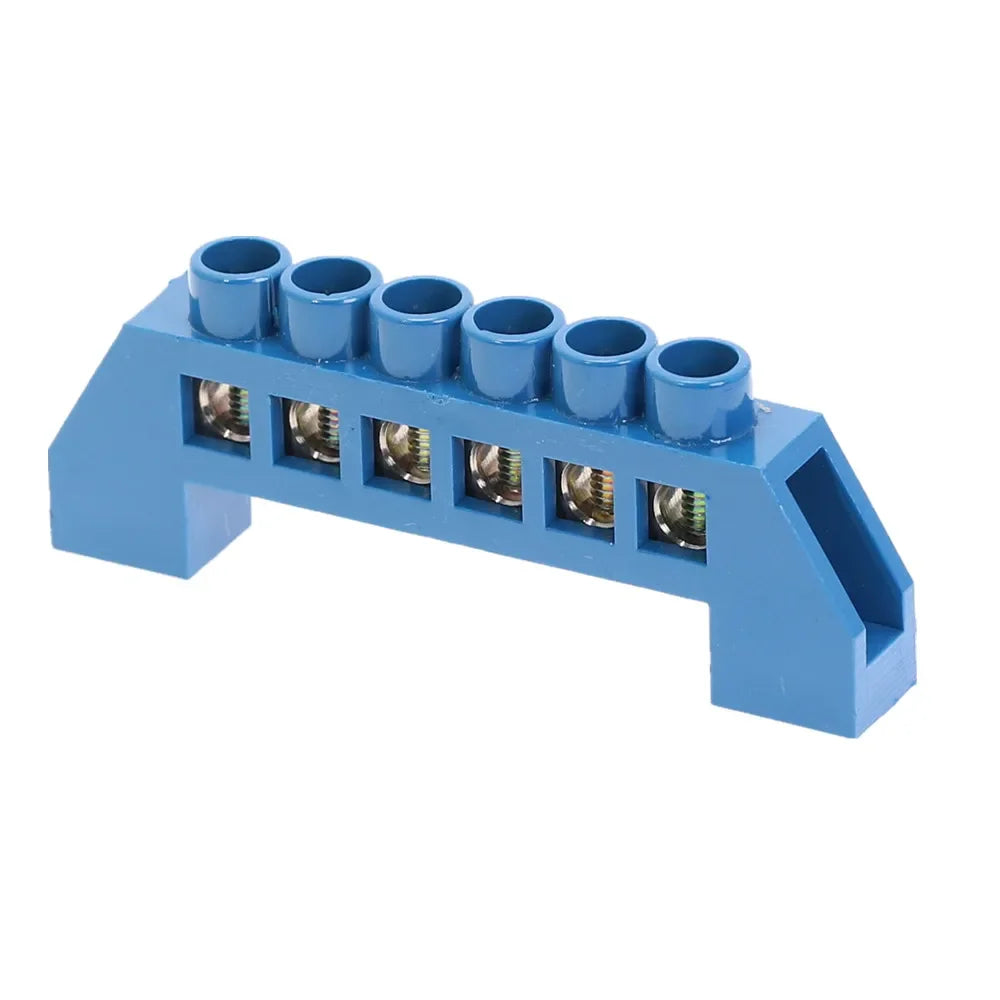 1Pcs Screw Brass Din Rail Terminal Block Earth and Neutral Blocks