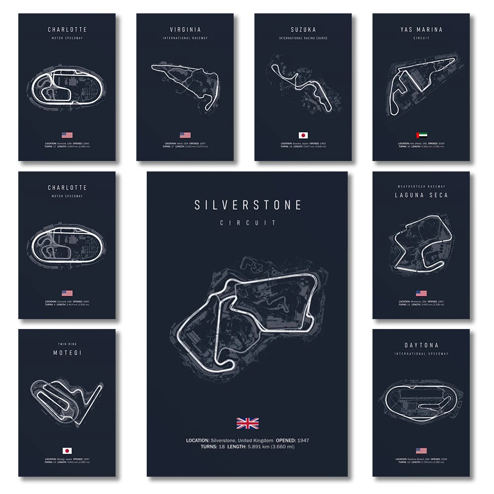 Formula 1 International Track Circuit Canvas