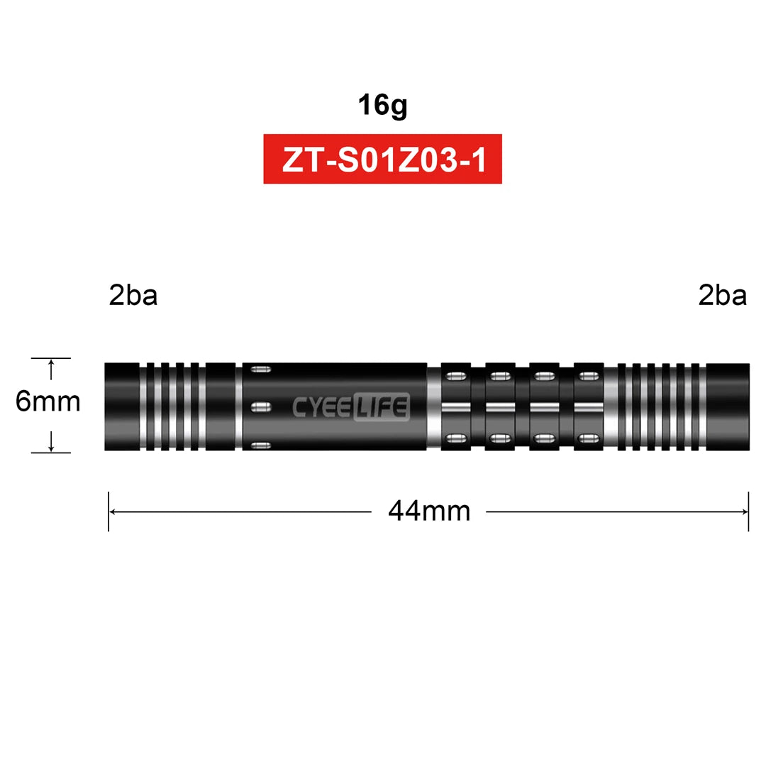 16g CyeeLife 3 Dart Barrels 2ba